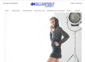 How bluefishsport.com looks like on a tablet such as an iPad.