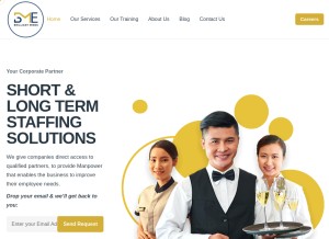 How bmevents.qa looks like on a tablet such as an iPad.