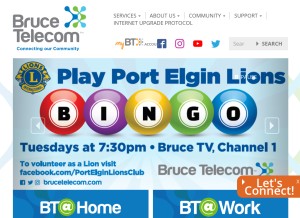 How bmts.com looks like on a tablet such as an iPad.