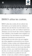 How bmw.fr looks like on a mobile device such as an iPhone.