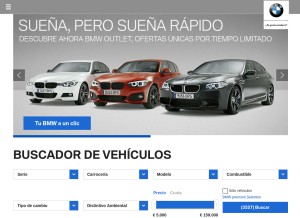 How bmwpremiumselection.es looks like on a tablet such as an iPad.