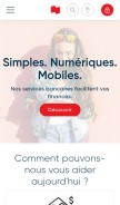 How bnc.ca looks like on a mobile device such as an iPhone.