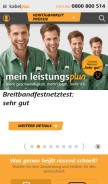How bnet.at looks like on a mobile device such as an iPhone.