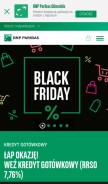 How bnpparibas.pl looks like on a mobile device such as an iPhone.