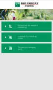 How bnpparibasfortis.be looks like on a mobile device such as an iPhone.