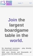 How boardgamearena.com looks like on a mobile device such as an iPhone.