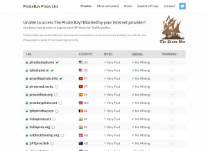 How boatpiratebaai.nl looks like on a tablet such as an iPad.