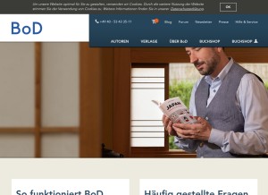 How bod.fi looks like on a tablet such as an iPad.