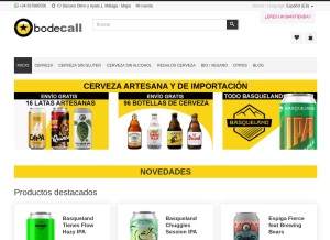 How bodecall.com looks like on a tablet such as an iPad.