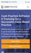How bodzin.net looks like on a mobile device such as an iPhone.
