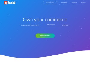 How boldapps.net looks like on a tablet such as an iPad.