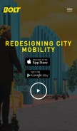 How bolt.miami looks like on a mobile device such as an iPhone.