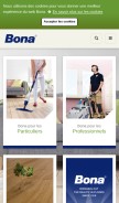 How bona.com looks like on a mobile device such as an iPhone.