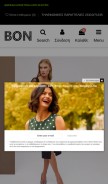 How bonfashion.gr looks like on a mobile device such as an iPhone.
