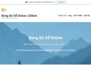 How bongdasoonline.wordpress.com looks like on a tablet such as an iPad.