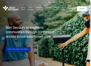 How bonsecours.com looks like on a tablet such as an iPad.