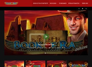 How book-of-ra-spielen.com looks like on a tablet such as an iPad.