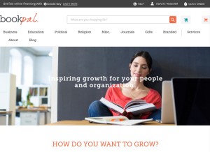 How book-pal.com looks like on a tablet such as an iPad.