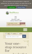 How bookbrowse.com looks like on a mobile device such as an iPhone.