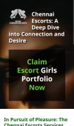 How bookchennaiescorts.com looks like on a mobile device such as an iPhone.