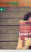 How booklikes.com looks like on a mobile device such as an iPhone.