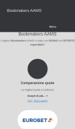 How bookmakersaams.bet looks like on a mobile device such as an iPhone.