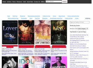 How books2020.com looks like on a tablet such as an iPad.