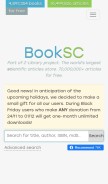 How booksc.org looks like on a mobile device such as an iPhone.