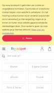 How bookspot.nl looks like on a mobile device such as an iPhone.