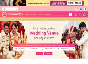 How bookwedgo.com looks like on a tablet such as an iPad.