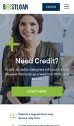 How boostloan.co looks like on a mobile device such as an iPhone.