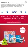 How boots.ie looks like on a mobile device such as an iPhone.