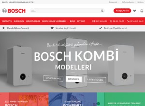 How boschcondenskombi.com looks like on a tablet such as an iPad.