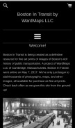 How bostonintransit.com looks like on a mobile device such as an iPhone.