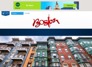 How bostonusa.com looks like on a tablet such as an iPad.