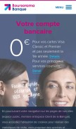 How boursorama-banque.com looks like on a mobile device such as an iPhone.