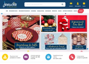 How boutique-jourdefete.com looks like on a tablet such as an iPad.
