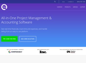 How bqe.com looks like on a tablet such as an iPad.