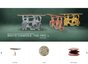 How brabbu.com looks like on a tablet such as an iPad.