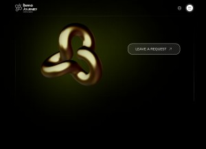 How brandjourneyus.com looks like on a tablet such as an iPad.