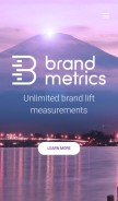 How brandmetrics.com looks like on a mobile device such as an iPhone.