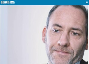 How brandshelter.com looks like on a tablet such as an iPad.