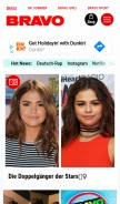 How bravo.de looks like on a mobile device such as an iPhone.