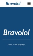 How bravolol.com looks like on a mobile device such as an iPhone.