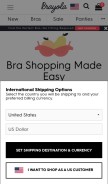 How brayola.com looks like on a mobile device such as an iPhone.