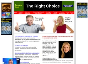 How breakouttools.com looks like on a tablet such as an iPad.