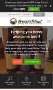 How brewersfriend.com looks like on a mobile device such as an iPhone.
