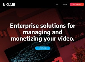 How brid.tv looks like on a tablet such as an iPad.