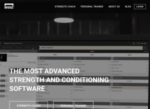 How bridgeathletic.com looks like on a tablet such as an iPad.