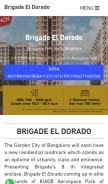 How brigadeeldorado.net.in looks like on a mobile device such as an iPhone.